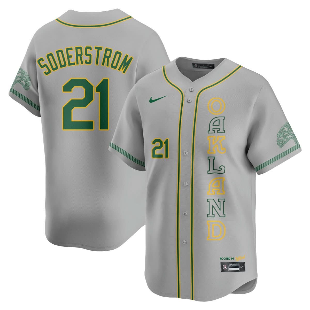 Athletics City Connect Concept Jersey - Stitched