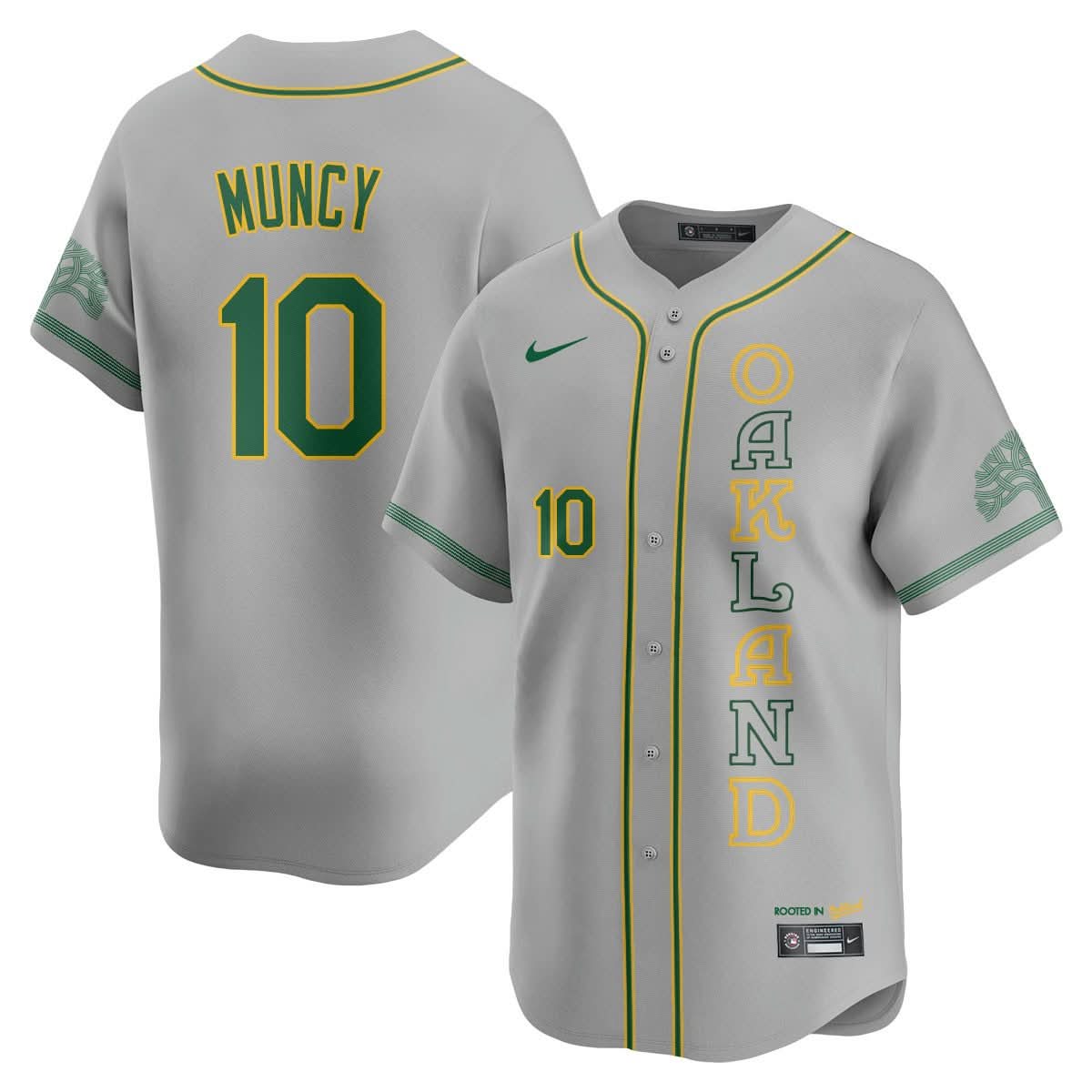Athletics City Connect Concept Jersey - Stitched