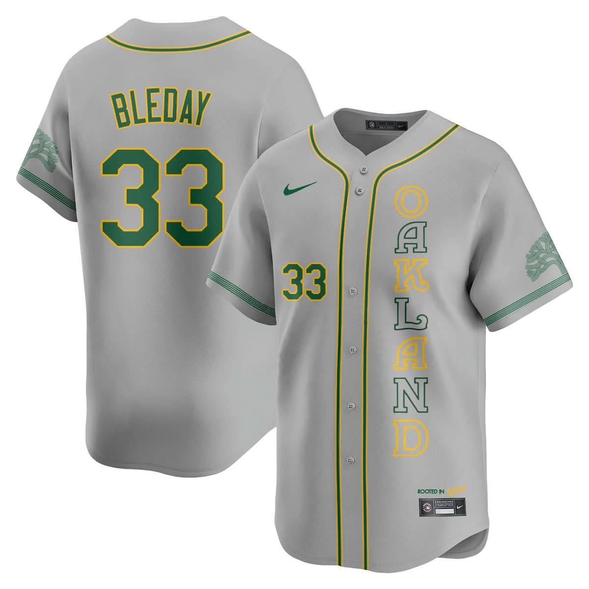 Athletics City Connect Concept Jersey - Stitched