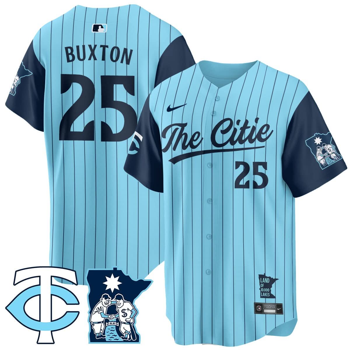 Minnesota Twins City Connect Concept Jersey - Stitched