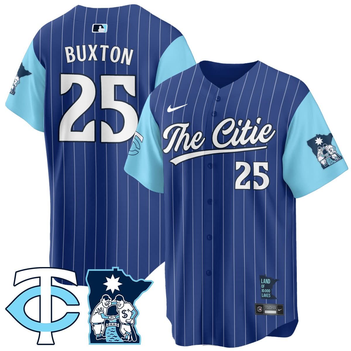 Minnesota Twins City Connect Concept Jersey - Stitched
