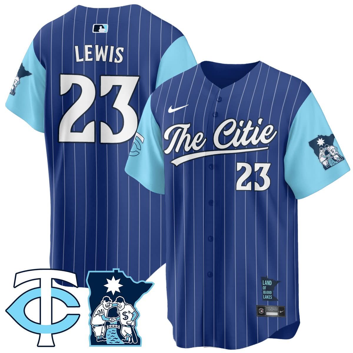 Minnesota Twins City Connect Concept Jersey - Stitched
