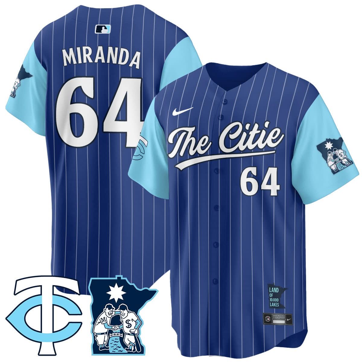 Minnesota Twins City Connect Concept Jersey - Stitched