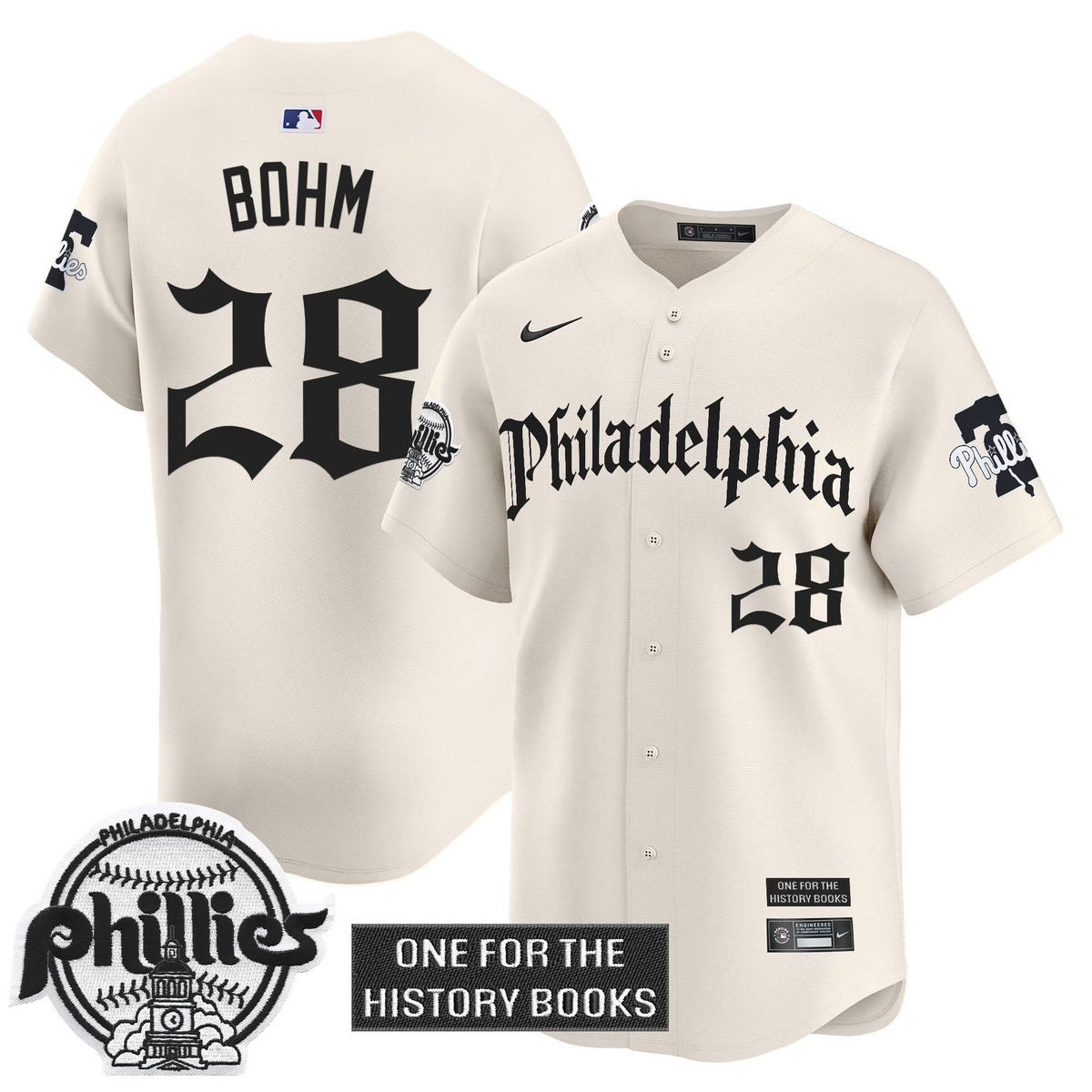 Philadelphia Phillies 'Retro Newspaper Edition' Vapor Premier Limited Jersey - Stitched