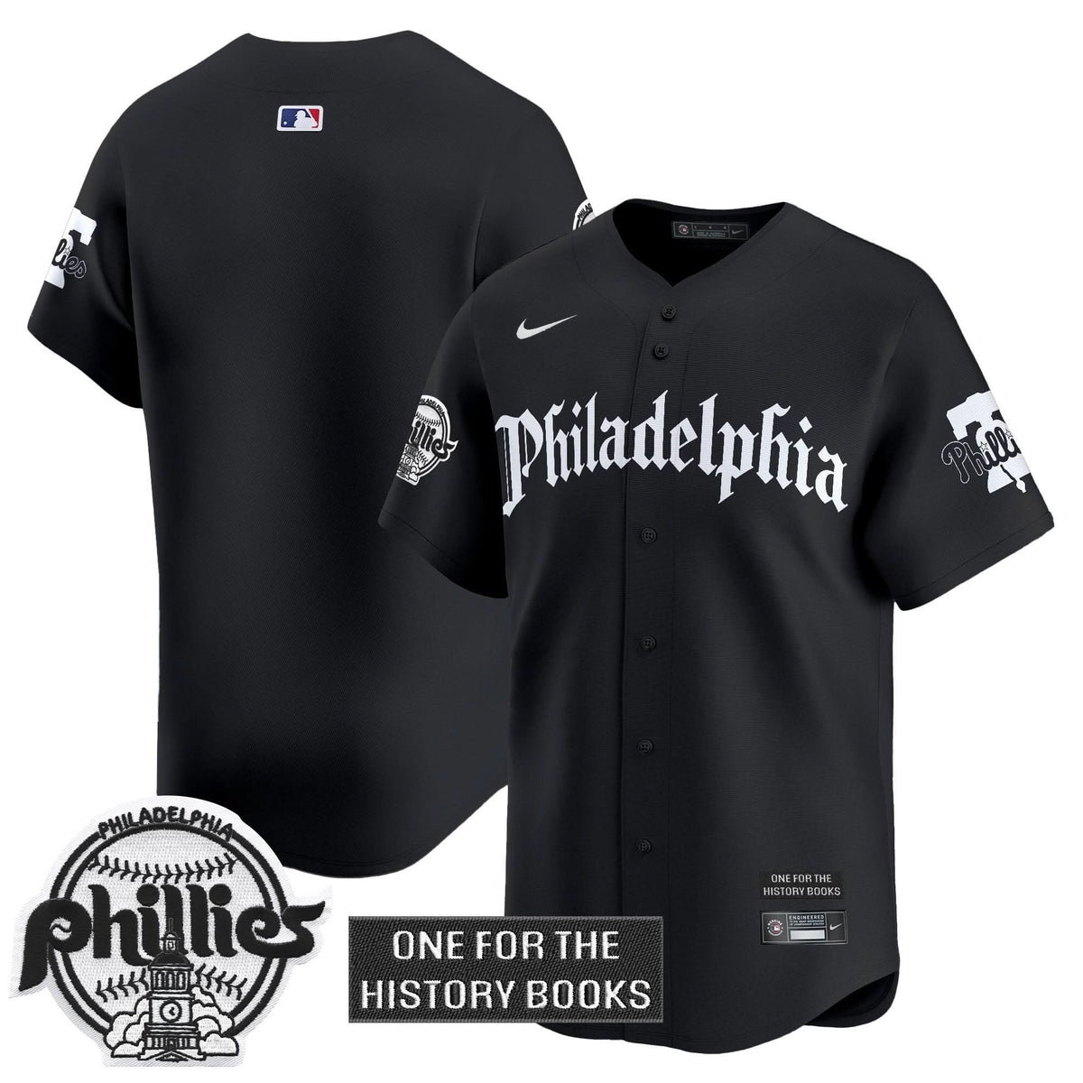 Philadelphia Phillies 'Retro Newspaper Edition' Vapor Premier Limited Jersey - Stitched