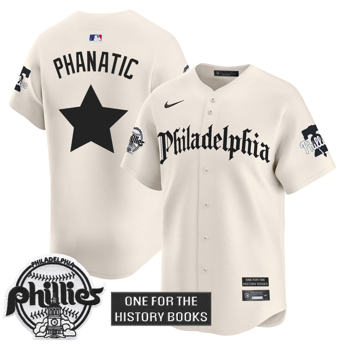 Philadelphia Phillies 'Retro Newspaper Edition' Vapor Premier Limited Jersey - Stitched