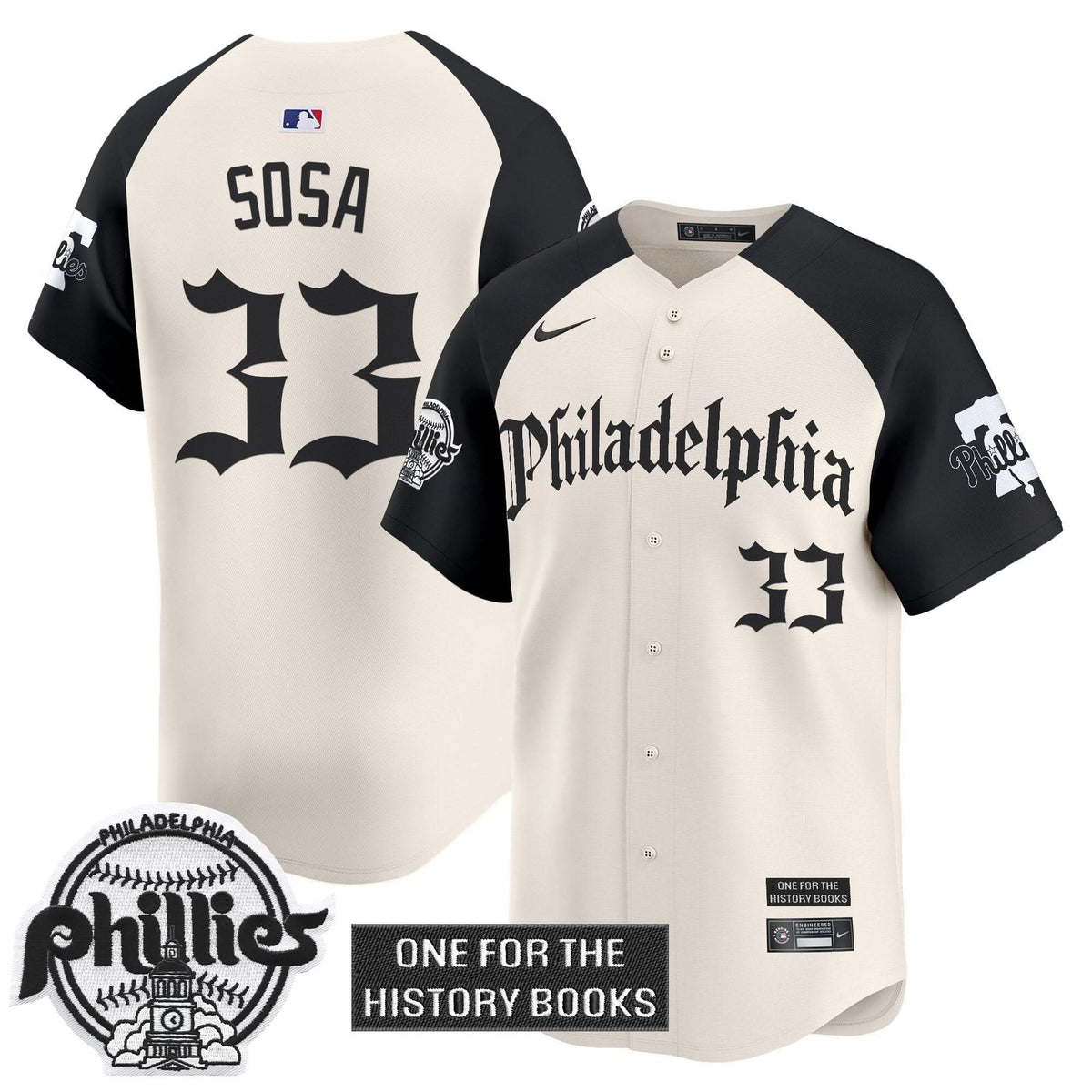 Philadelphia Phillies 'Retro Newspaper Edition' Vapor Premier Limited Jersey - Stitched