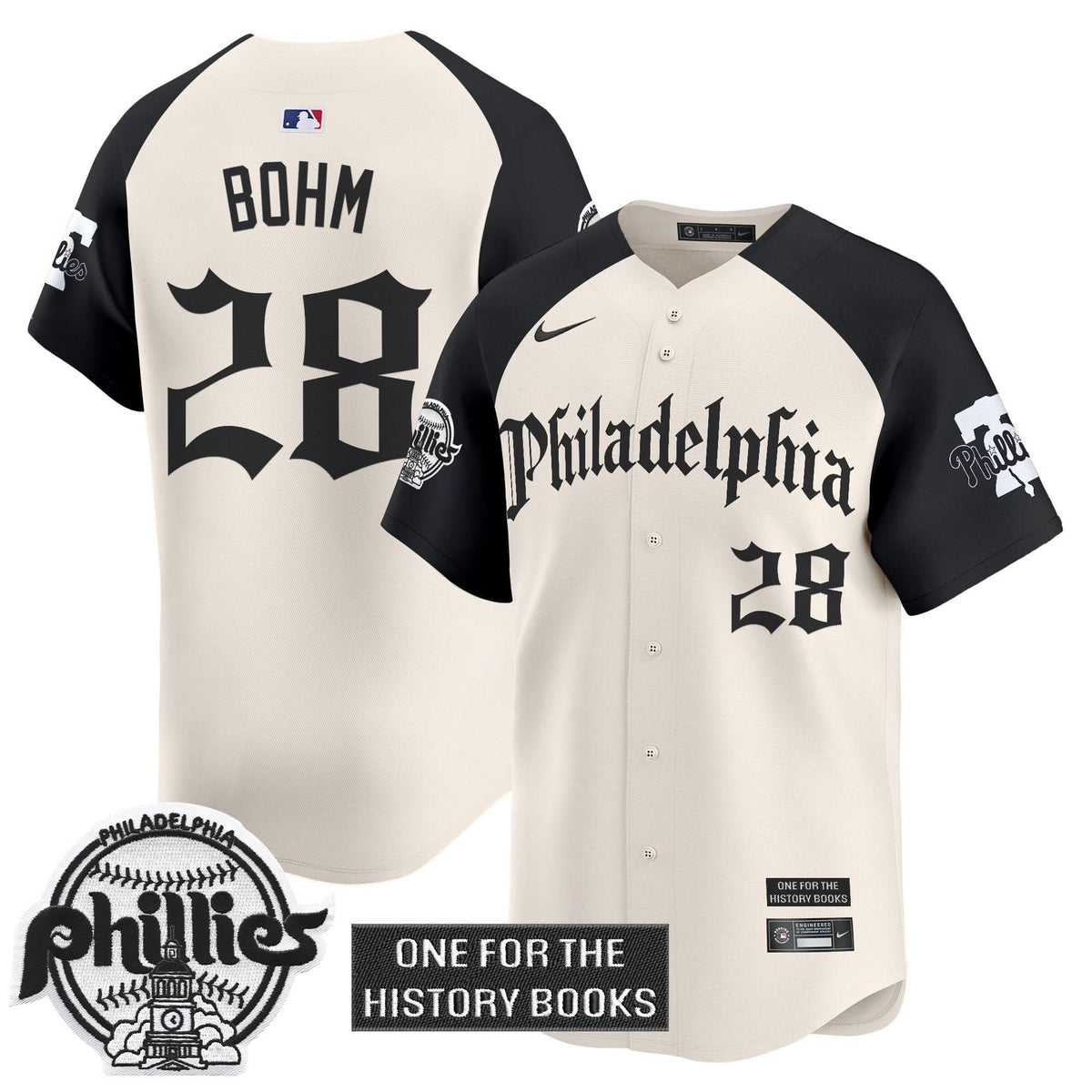 Philadelphia Phillies 'Retro Newspaper Edition' Vapor Premier Limited Jersey - Stitched
