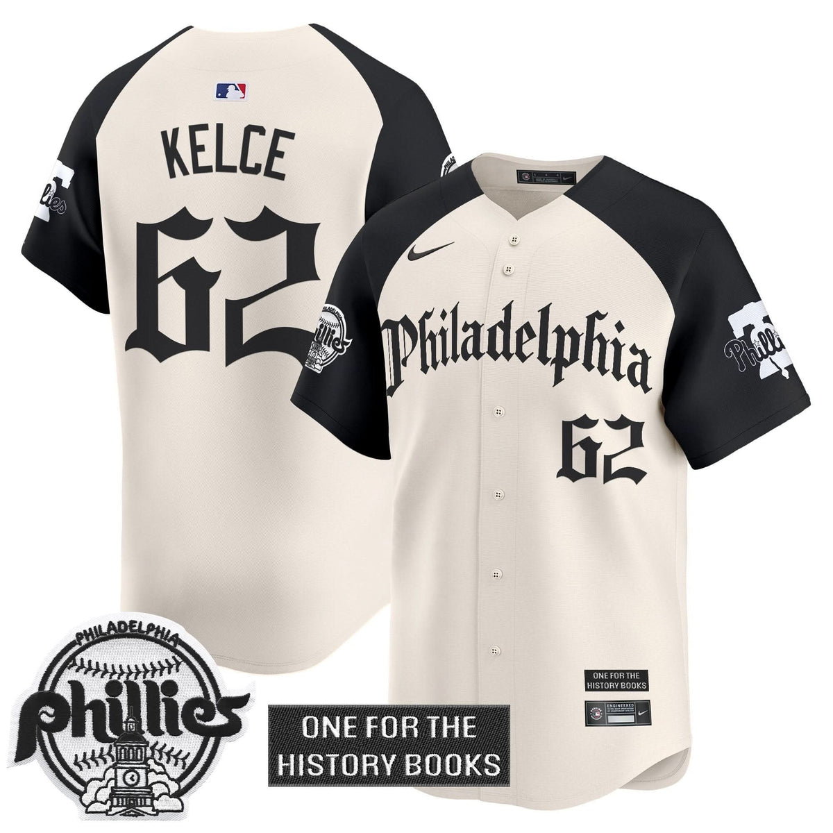 Philadelphia Phillies 'Retro Newspaper Edition' Vapor Premier Limited Jersey - Stitched
