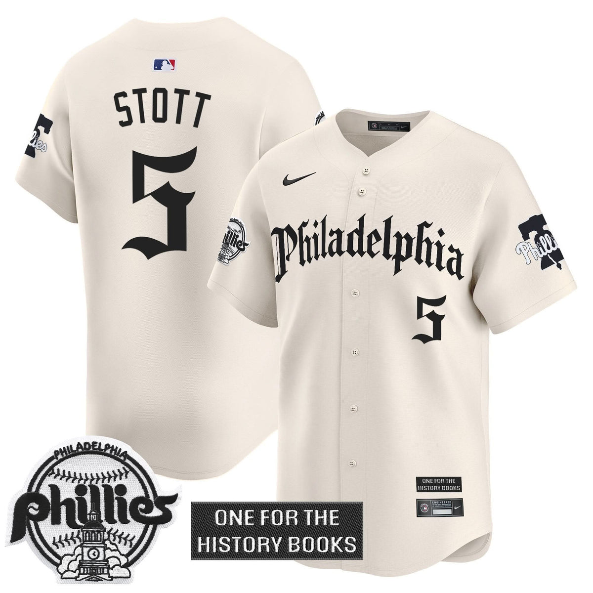 Philadelphia Phillies 'Retro Newspaper Edition' Vapor Premier Limited Jersey - Stitched