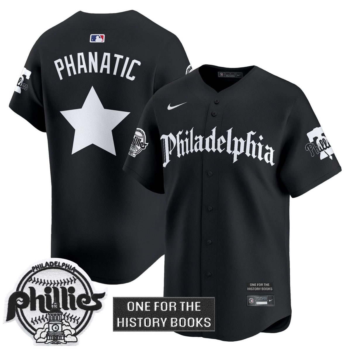 Philadelphia Phillies 'Retro Newspaper Edition' Vapor Premier Limited Jersey - Stitched