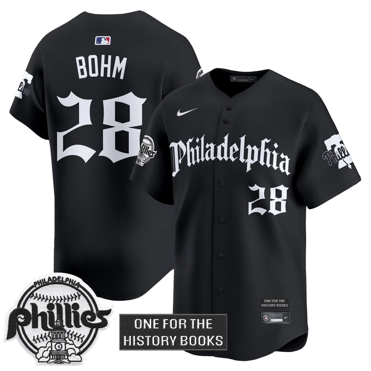 Philadelphia Phillies 'Retro Newspaper Edition' Vapor Premier Limited Jersey - Stitched