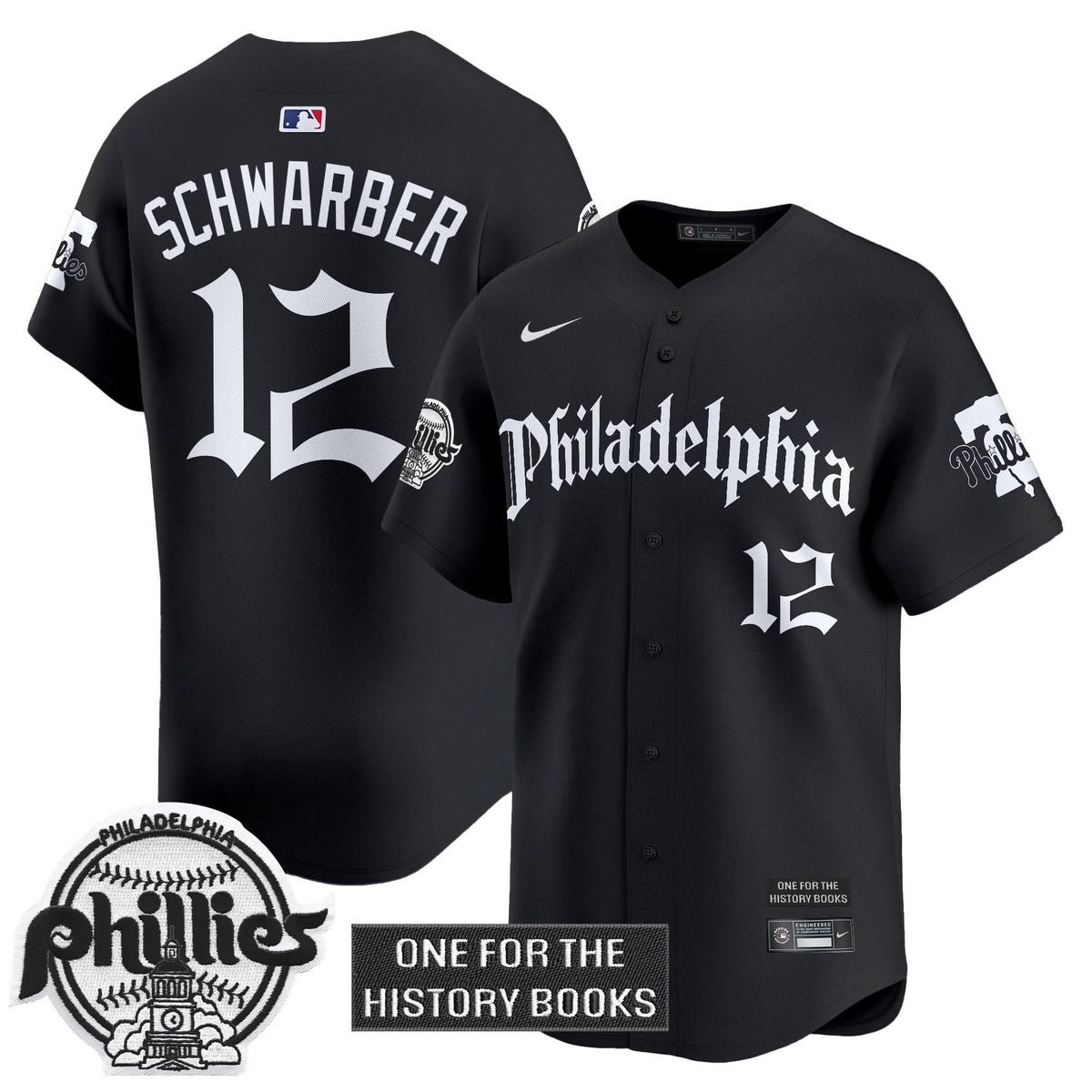 Philadelphia Phillies 'Retro Newspaper Edition' Vapor Premier Limited Jersey - Stitched