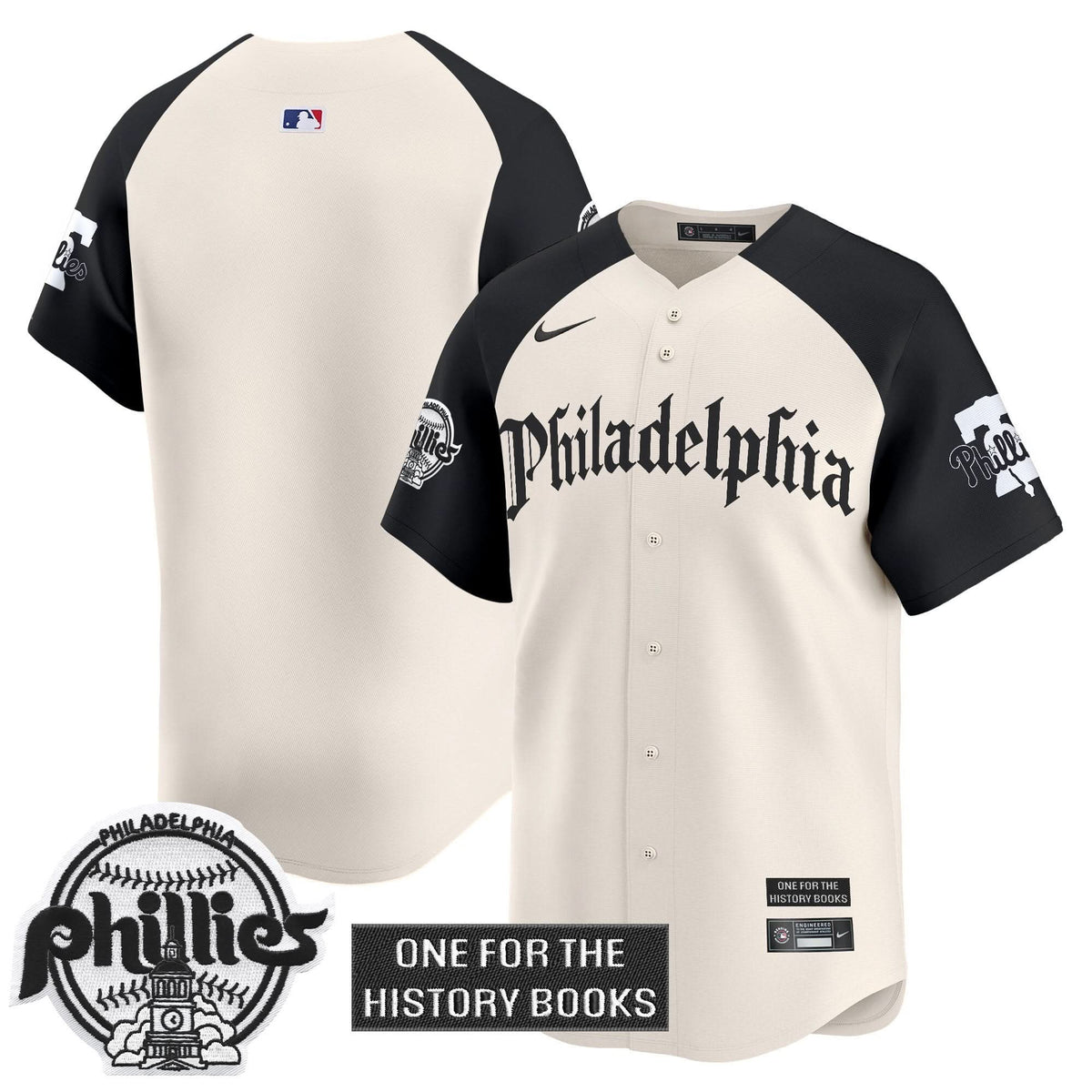 Philadelphia Phillies 'Retro Newspaper Edition' Vapor Premier Limited Jersey - Stitched