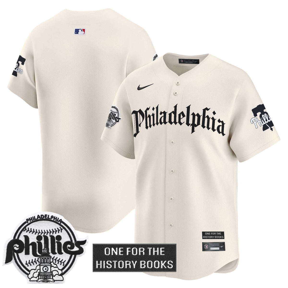Philadelphia Phillies 'Retro Newspaper Edition' Vapor Premier Limited Jersey - Stitched