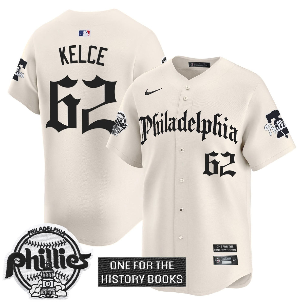 Philadelphia Phillies 'Retro Newspaper Edition' Vapor Premier Limited Jersey - Stitched