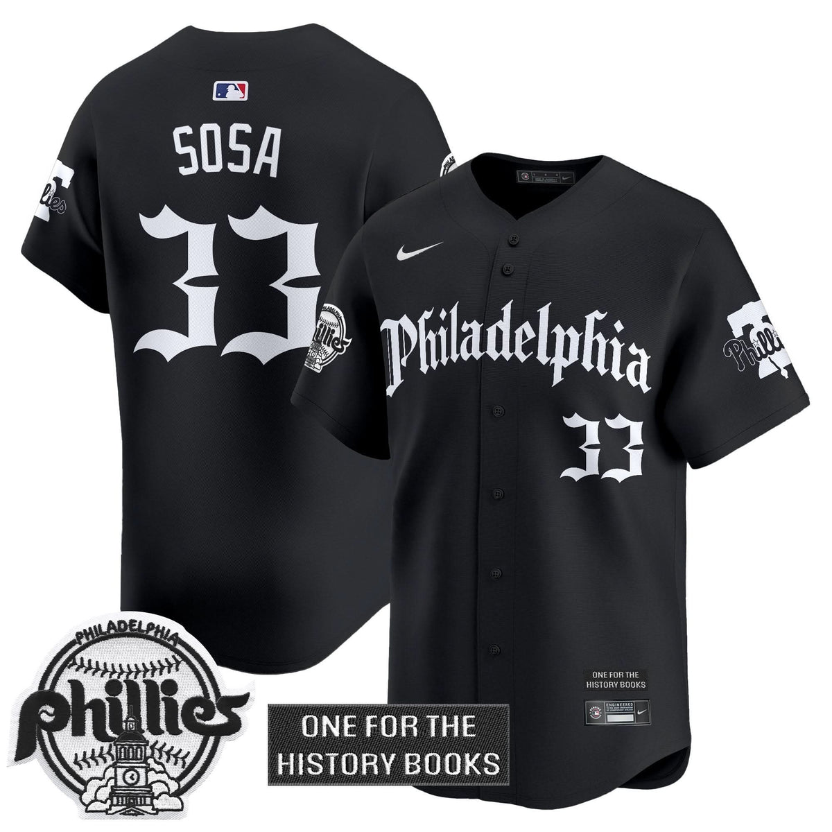 Philadelphia Phillies 'Retro Newspaper Edition' Vapor Premier Limited Jersey - Stitched