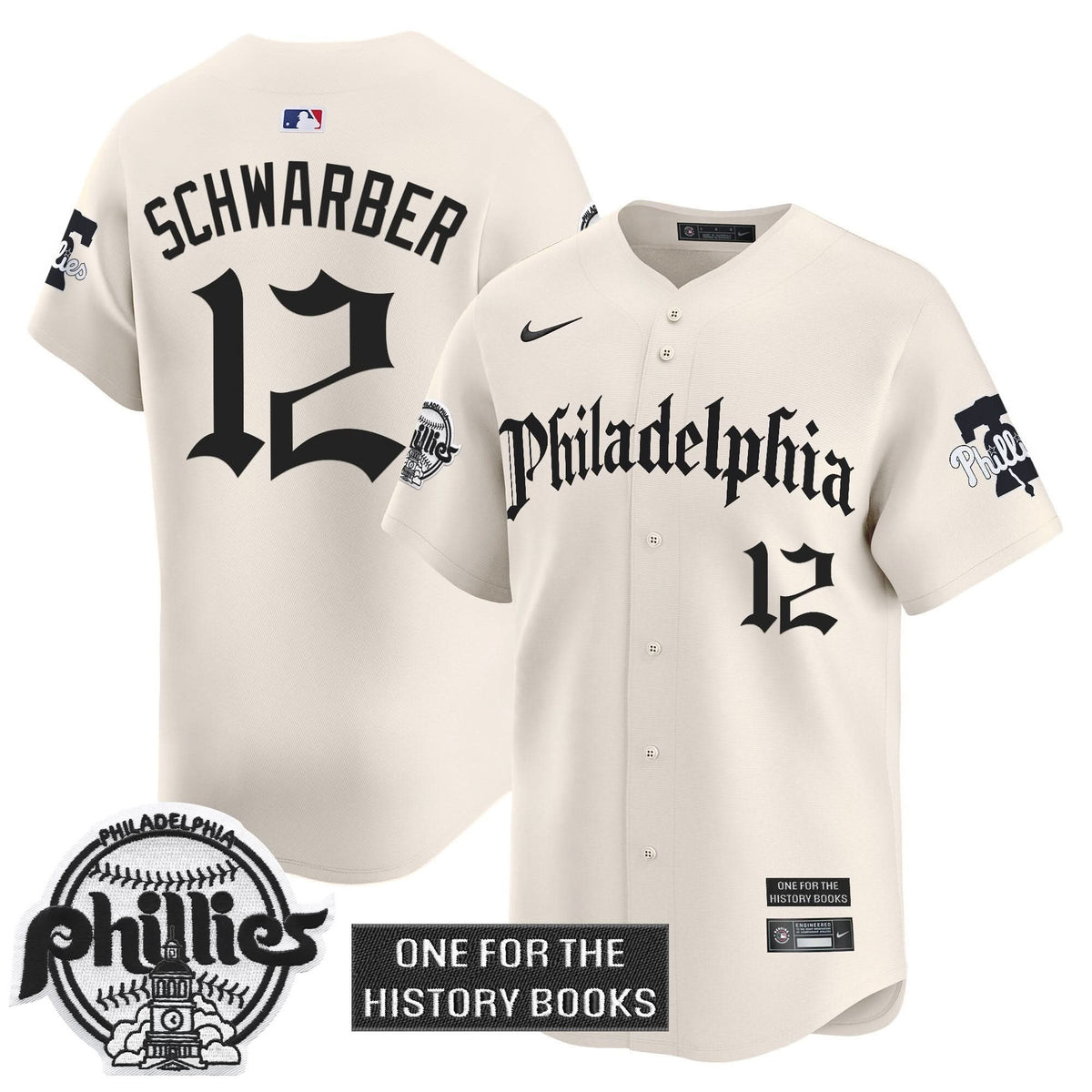 Philadelphia Phillies 'Retro Newspaper Edition' Vapor Premier Limited Jersey - Stitched