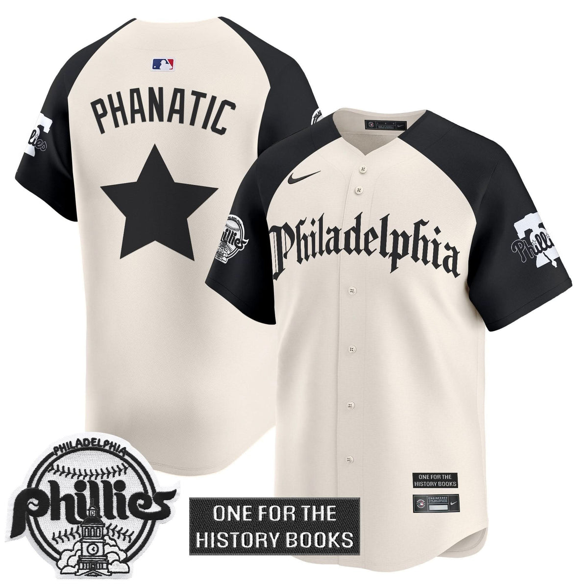 Philadelphia Phillies 'Retro Newspaper Edition' Vapor Premier Limited Jersey - Stitched