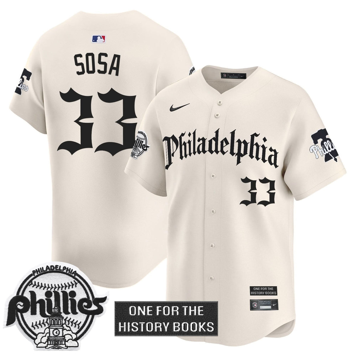 Philadelphia Phillies 'Retro Newspaper Edition' Vapor Premier Limited Jersey - Stitched