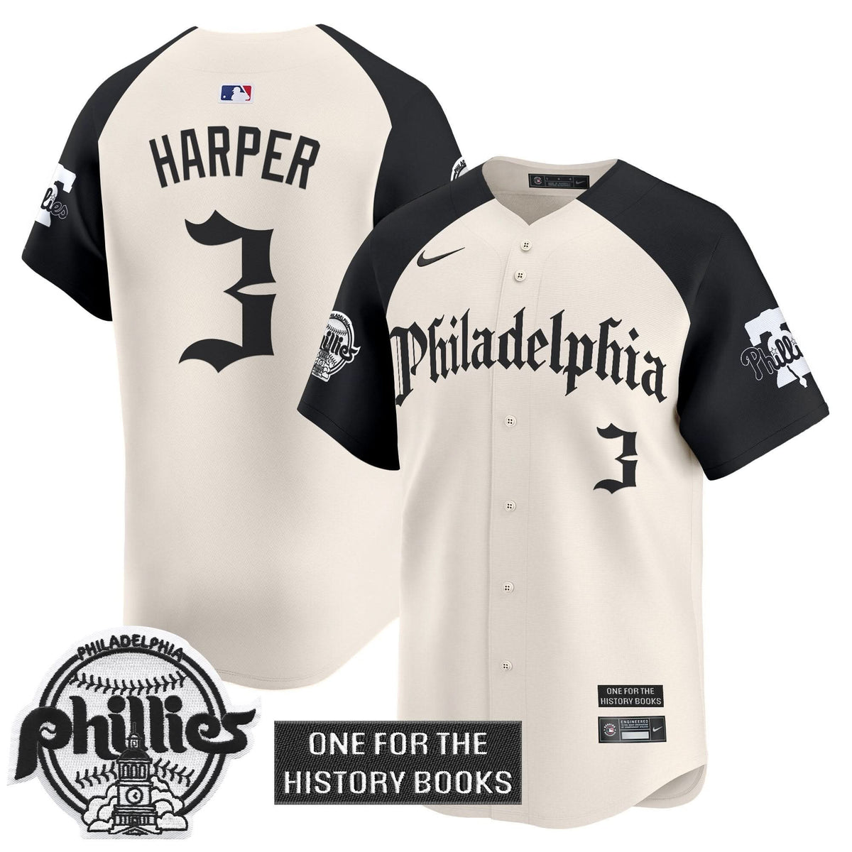 Philadelphia Phillies 'Retro Newspaper Edition' Vapor Premier Limited Jersey - Stitched