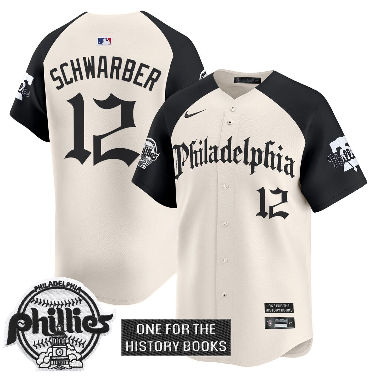 Philadelphia Phillies 'Retro Newspaper Edition' Vapor Premier Limited Jersey - Stitched
