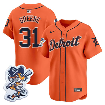 Detroit Tigers Paws Patch Vapor Premier Limited Jersey - Stitched