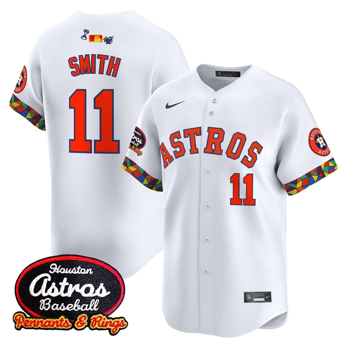 Houston Astros x El Tiempo Cantina Vapor Premier Limited Jersey - Stitched-Cuztomshoes