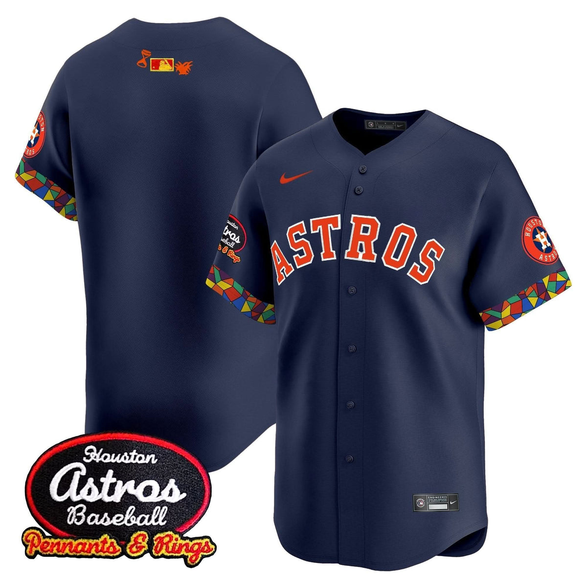 Houston Astros x El Tiempo Cantina Vapor Premier Limited Jersey - Stitched-Cuztomshoes