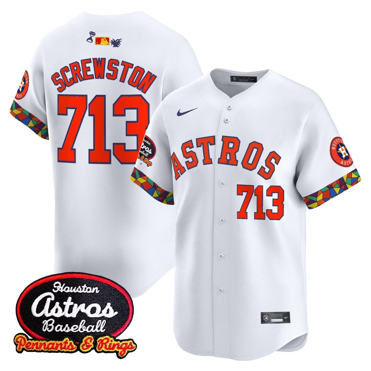 Houston Astros x El Tiempo Cantina Vapor Premier Limited Jersey - Stitched-Cuztomshoes