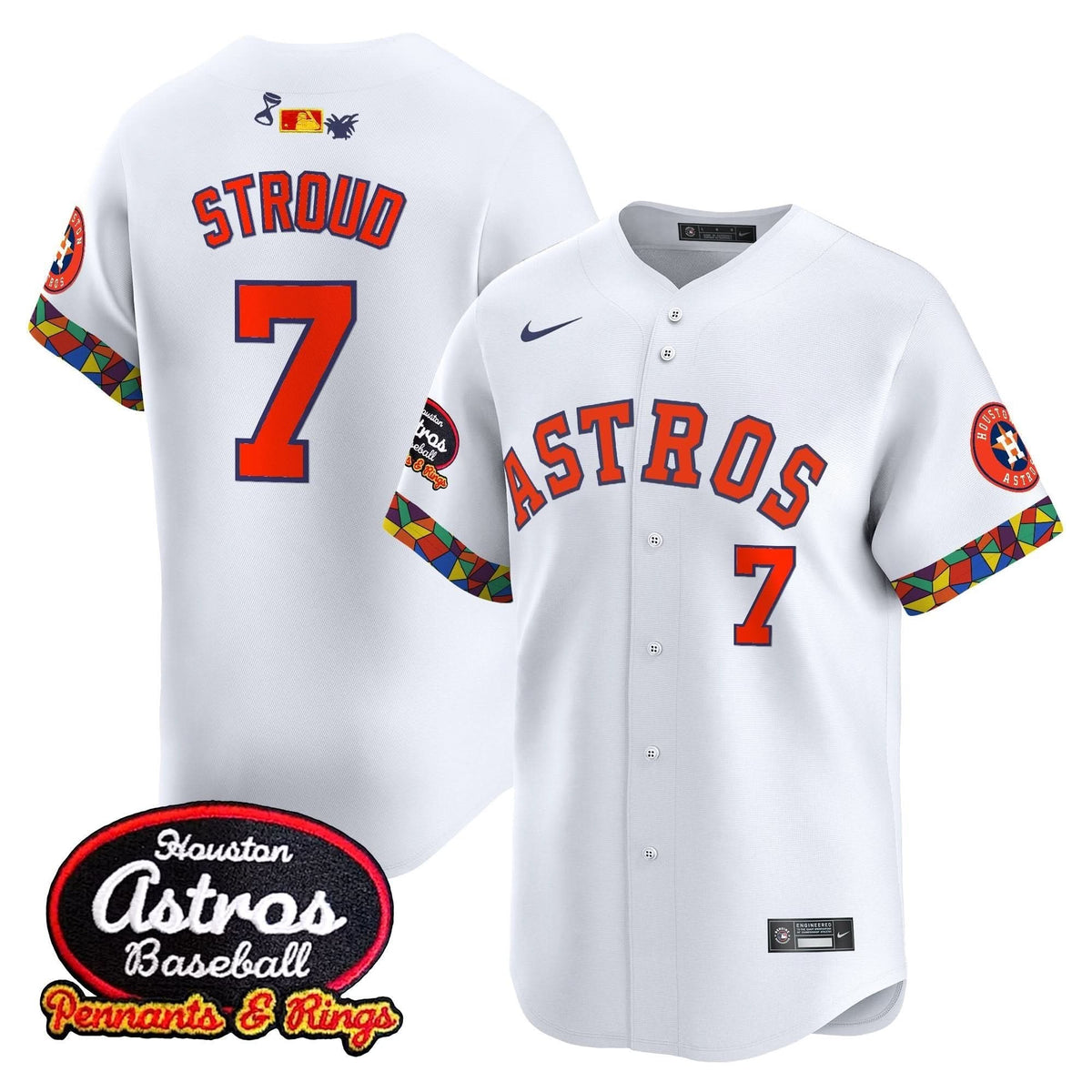 Houston Astros x El Tiempo Cantina Vapor Premier Limited Jersey - Stitched-Cuztomshoes