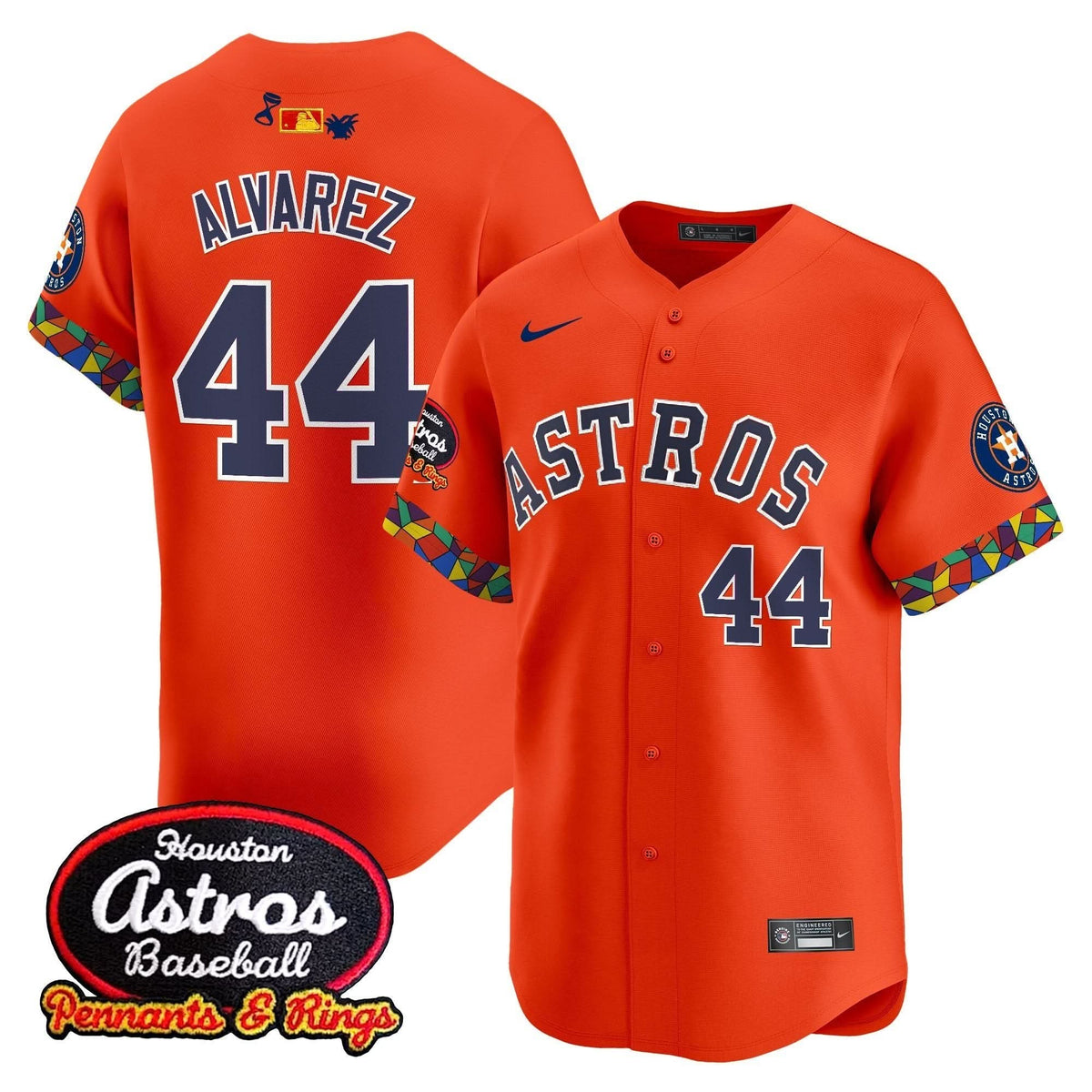 Houston Astros x El Tiempo Cantina Vapor Premier Limited Jersey - Stitched-Cuztomshoes