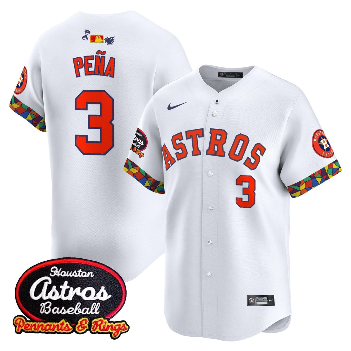 Houston Astros x El Tiempo Cantina Vapor Premier Limited Jersey - Stitched-Cuztomshoes