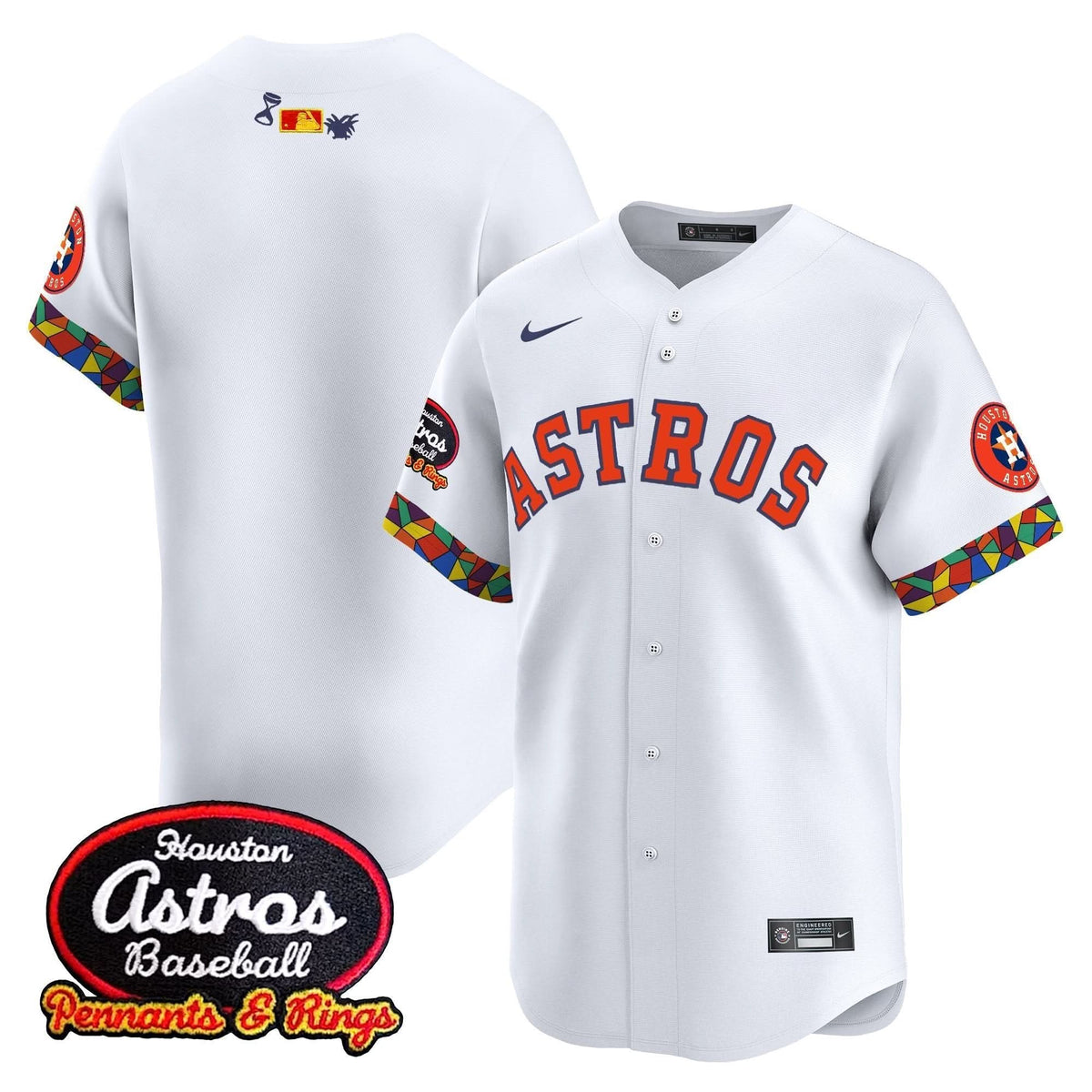 Houston Astros x El Tiempo Cantina Vapor Premier Limited Jersey - Stitched-Cuztomshoes
