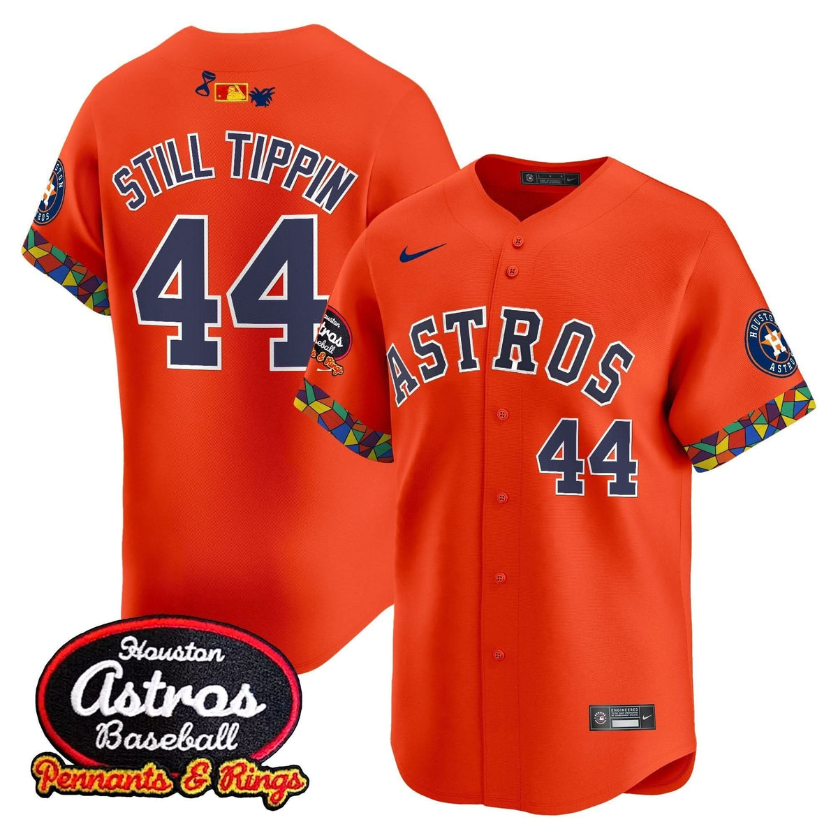 Houston Astros x El Tiempo Cantina Vapor Premier Limited Jersey - Stitched-Cuztomshoes