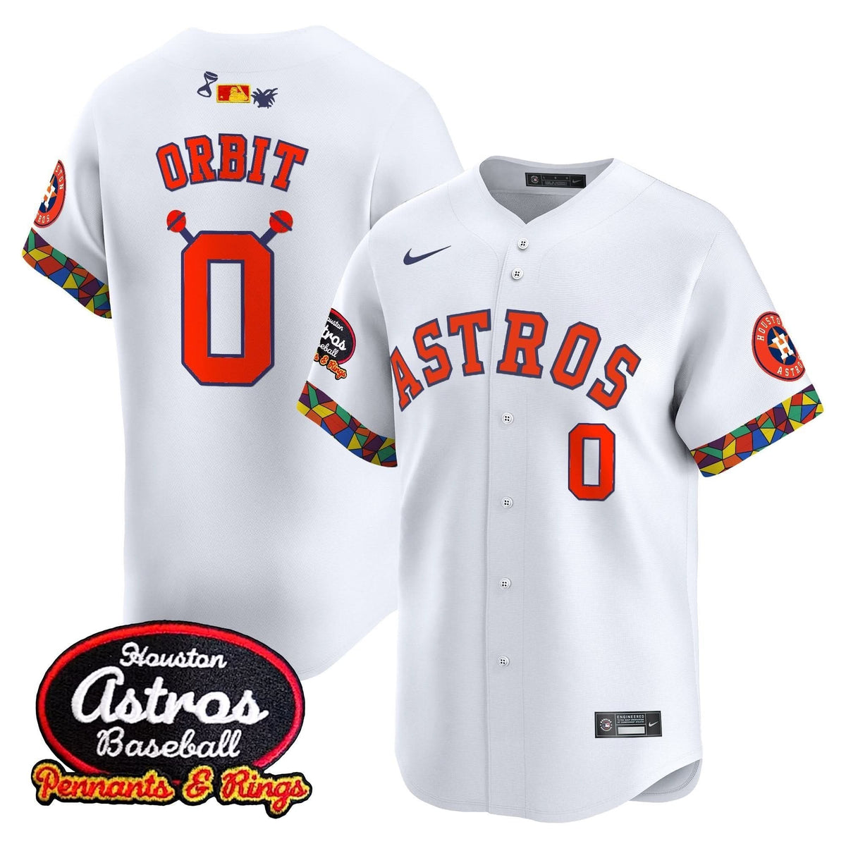 Houston Astros x El Tiempo Cantina Vapor Premier Limited Jersey - Stitched-Cuztomshoes