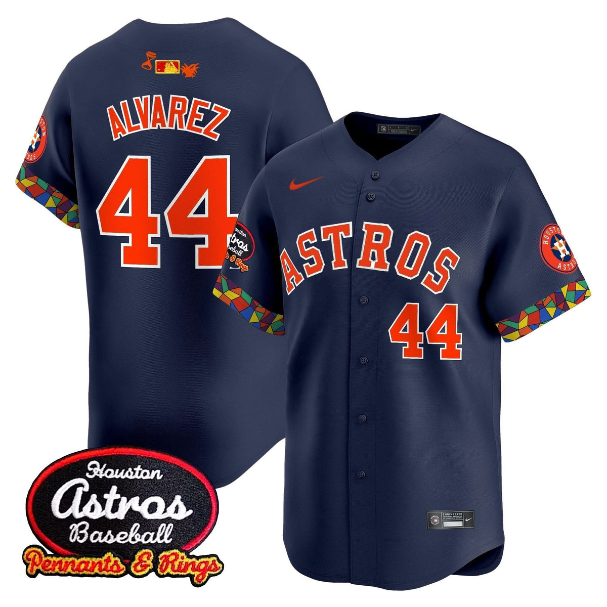 Houston Astros x El Tiempo Cantina Vapor Premier Limited Jersey - Stitched-Cuztomshoes
