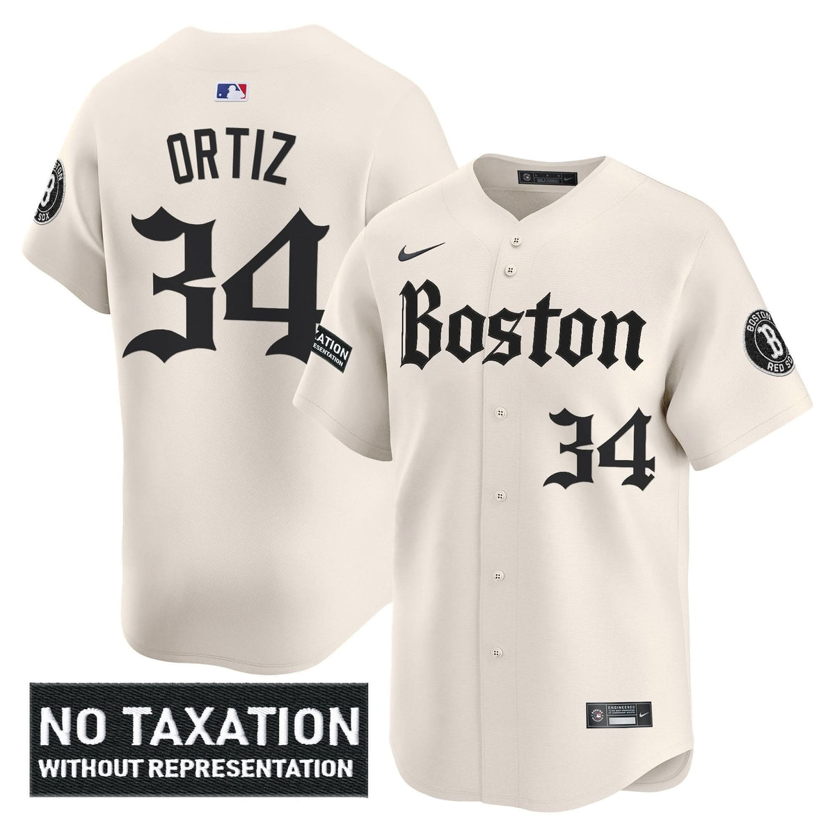 Boston Red Sox 'Retro Newspaper Edition' Vapor Premier Limited Jersey - Stitched