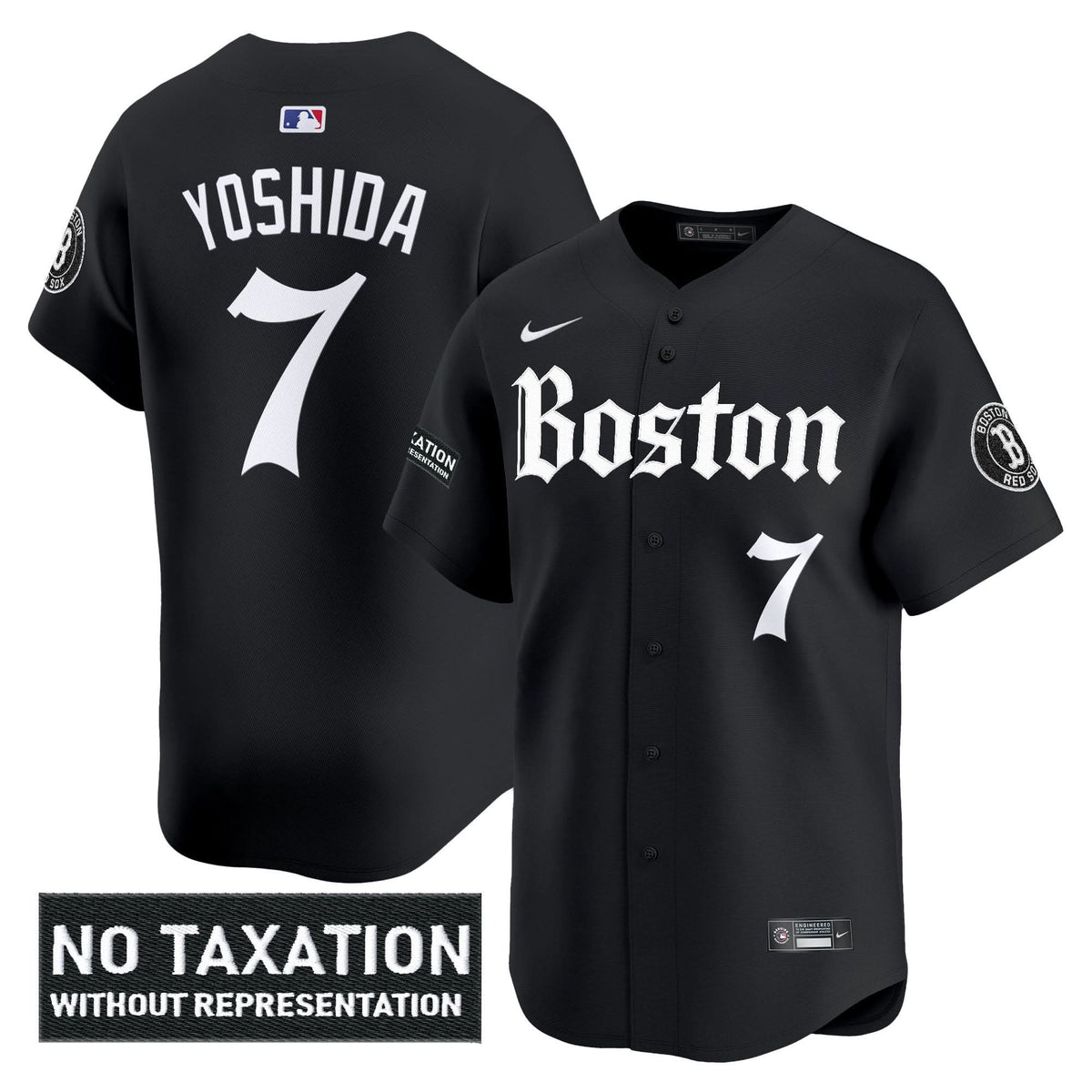 Boston Red Sox 'Retro Newspaper Edition' Vapor Premier Limited Jersey - Stitched