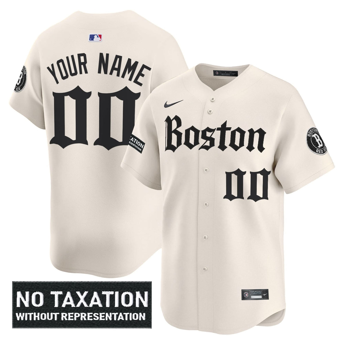 Boston Red Sox 'Retro Newspaper Edition' Vapor Premier Limited Custom Jersey - Stitched