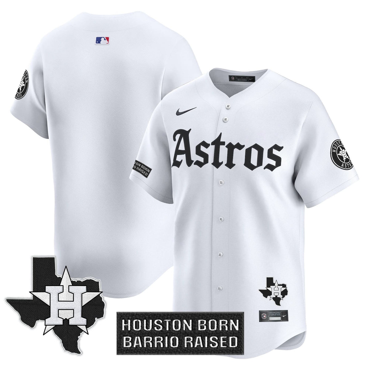 Houston Astros 'Gothic Edition' Vapor Premier Limited Jersey - Stitched-Cuztomshoes