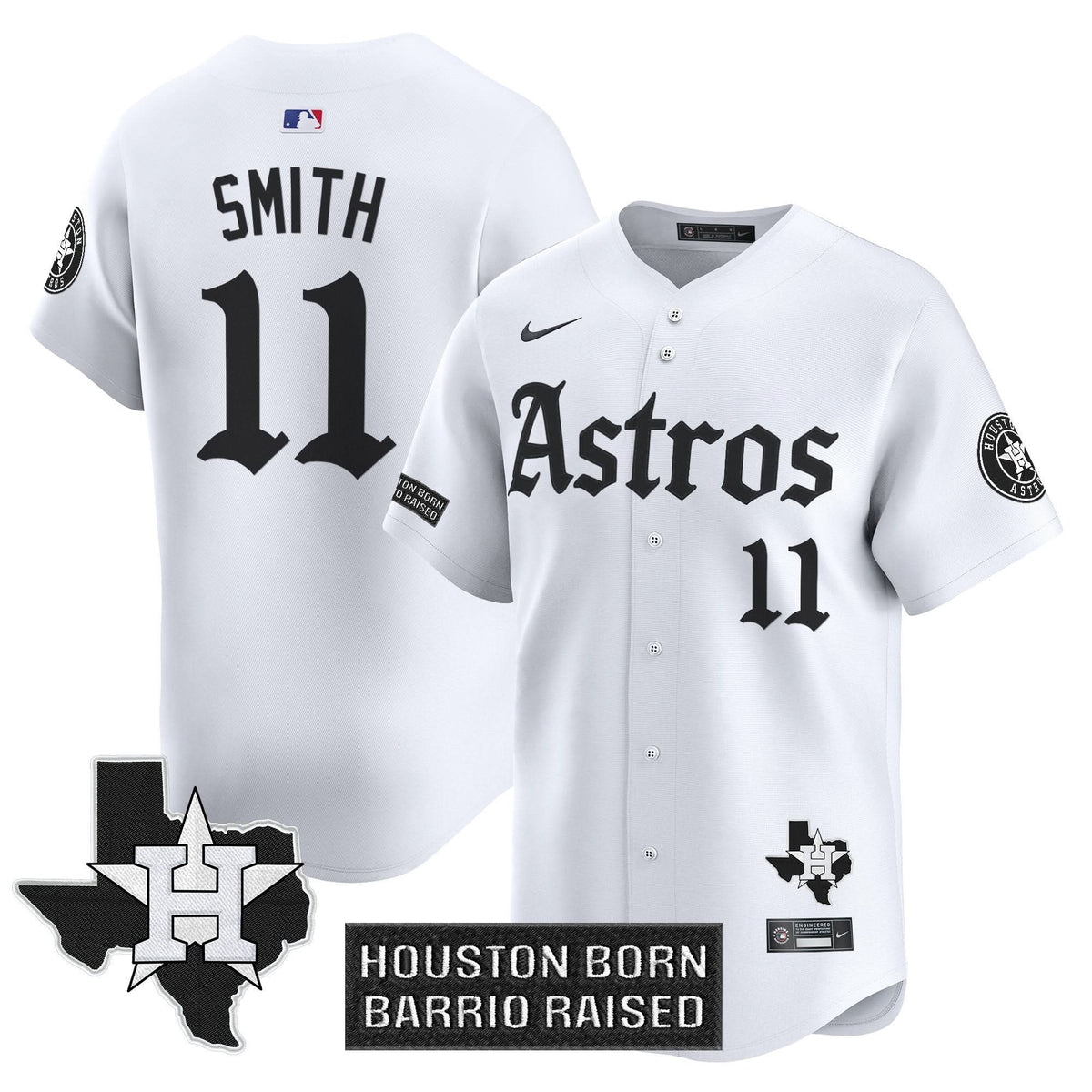 Houston Astros 'Gothic Edition' Vapor Premier Limited Jersey - Stitched-Cuztomshoes
