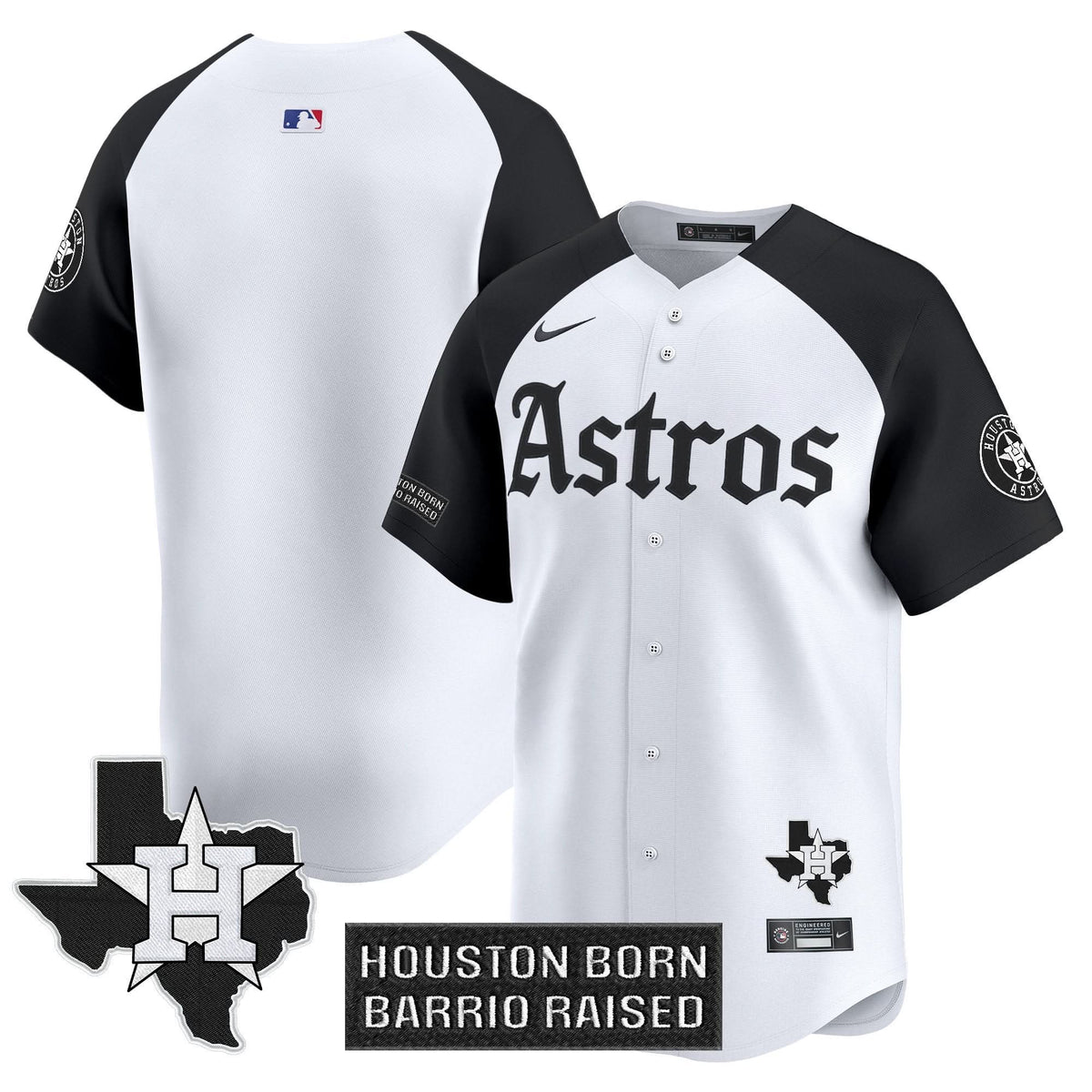Houston Astros 'Gothic Edition' Vapor Premier Limited Jersey - Stitched-Cuztomshoes