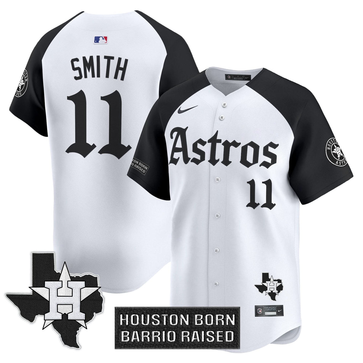 Houston Astros 'Gothic Edition' Vapor Premier Limited Jersey - Stitched-Cuztomshoes