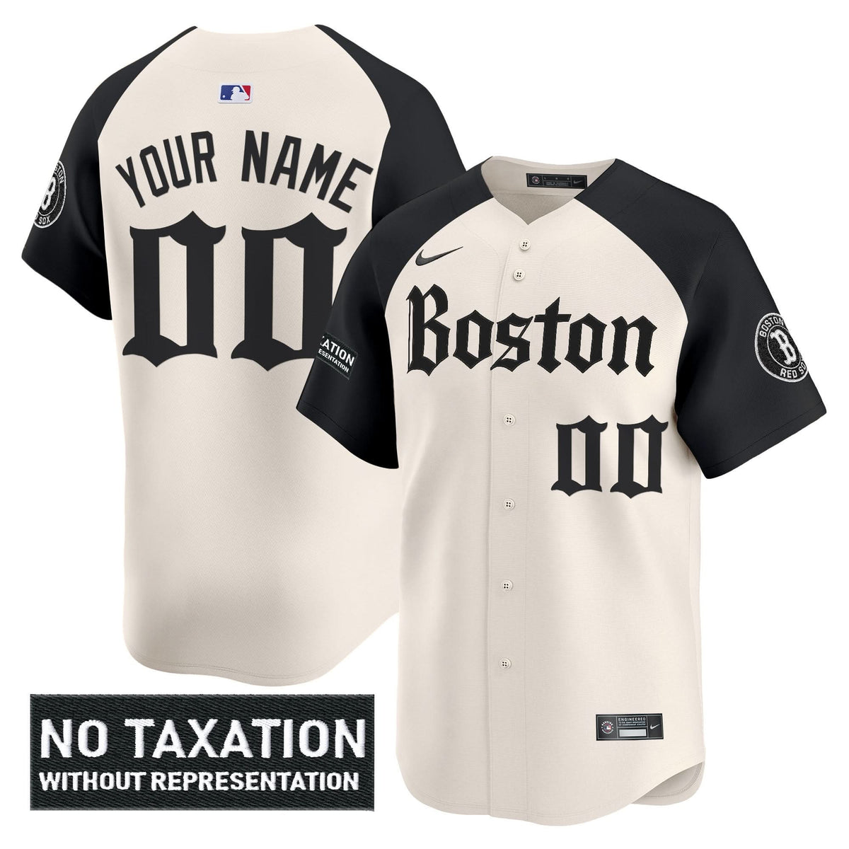 Boston Red Sox 'Retro Newspaper Edition' Vapor Premier Limited Custom Jersey - Stitched