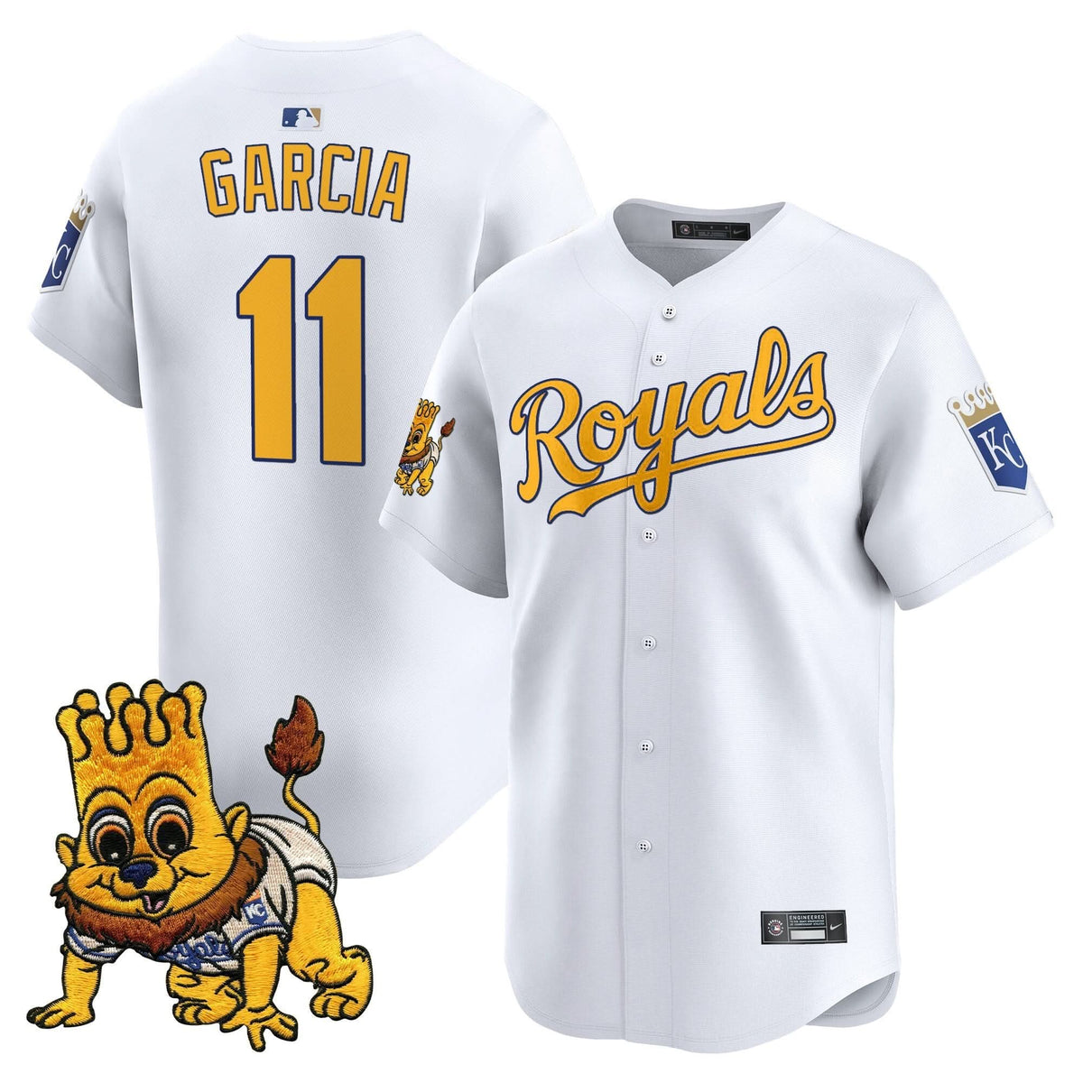 Kansas City Royals Sluggerrr Patch Vapor Premier Limited Jersey - Stitched