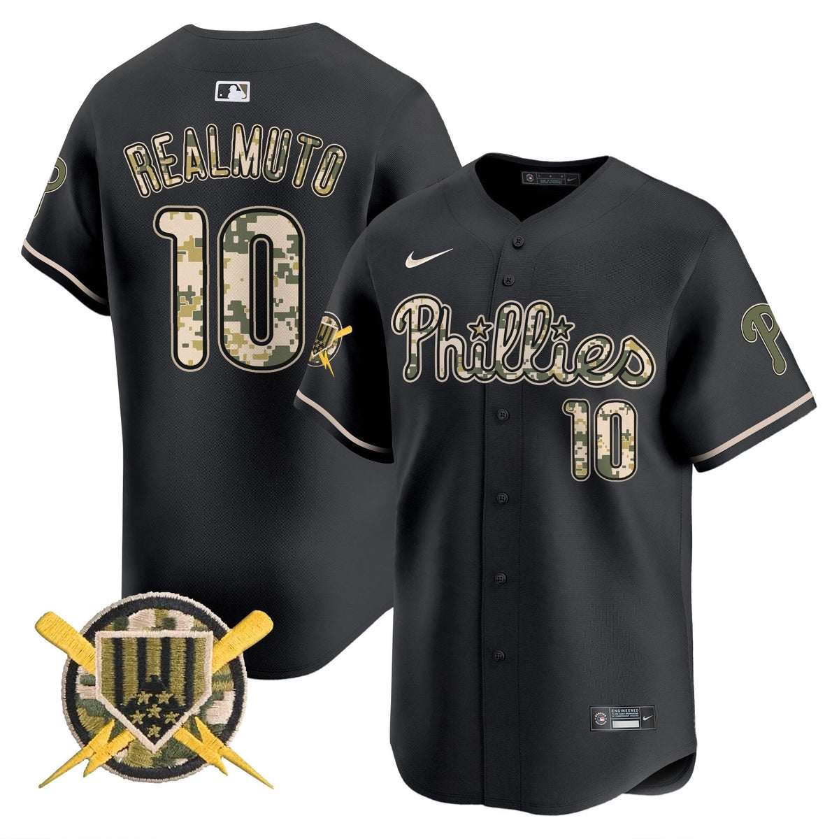Philadelphia Phillies Armed Forces Day Vapor Premier Limited Jersey - Stitched