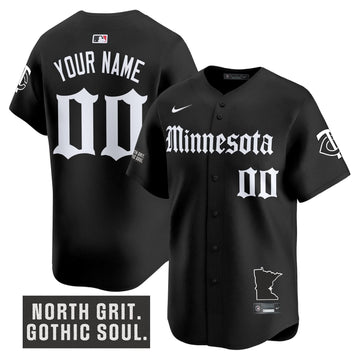 Minnesota Twins 'Gothic North Edition' Vapor Premier Limited Custom Jersey - Stitched