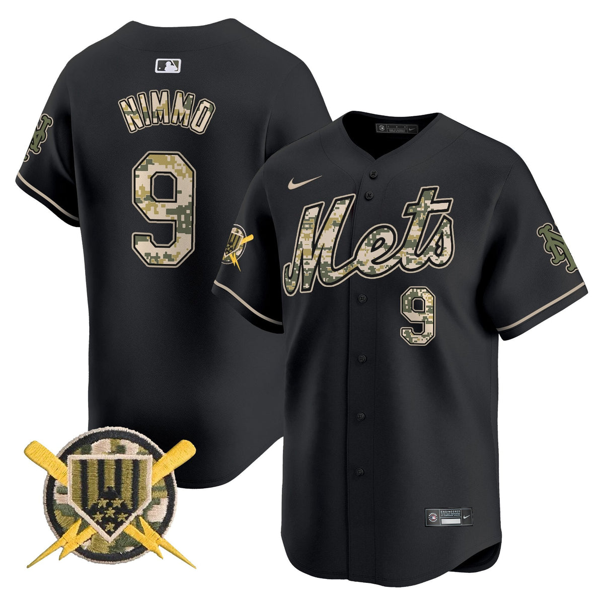 New York Mets Armed Forces Day Vapor Premier Limited Jersey - Stitched