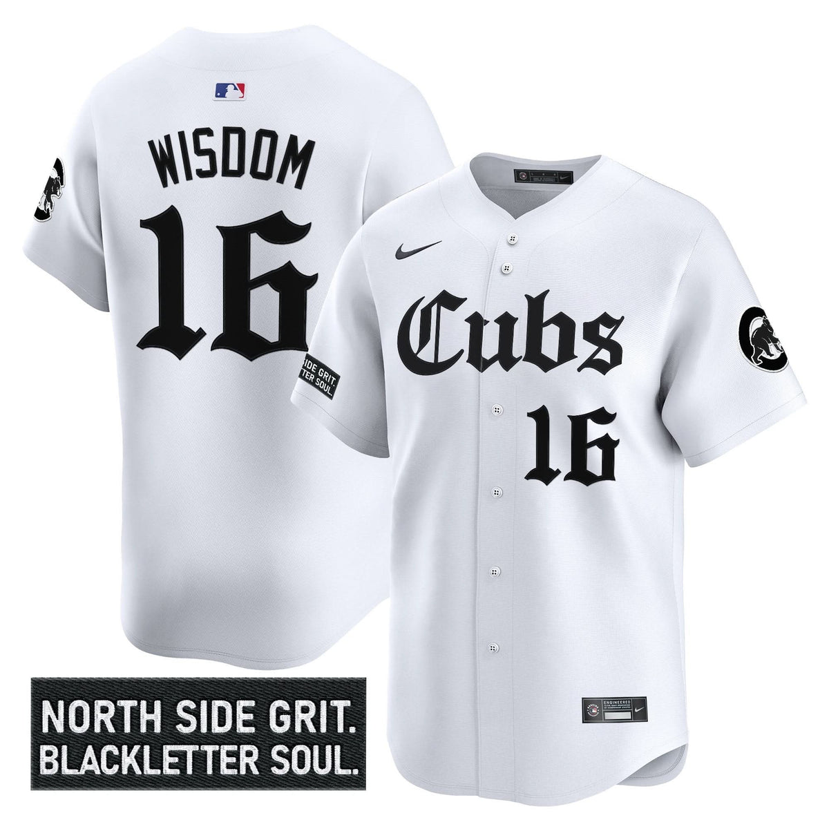Chicago Cubs 'Gothic North Side Edition' Vapor Premier Limited Jersey - Stitched